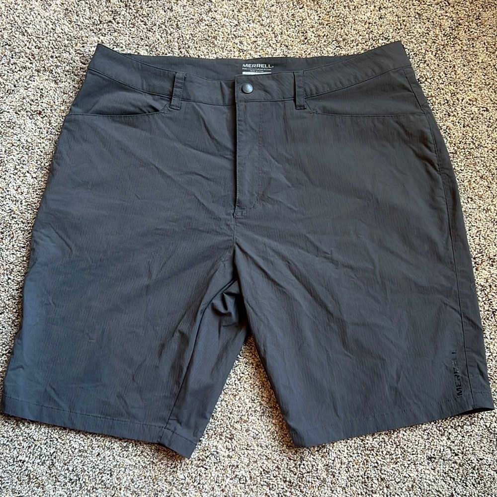Merrell Entrada Gray Nylon Shorts Waist 36